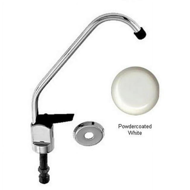 Westbrass D2031-50 45 Degrees Touch-Flo Pure Water Dispenser - Powder Coat White