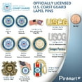 thumbnail image 2 of PinMart's Officially Licensed U.S. Coast Guard Lapel Pin, 2 of 6