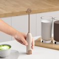 thumbnail image 3 of TidBay Mini Milk Frother Handheld Foam Maker Battery-Powered One-key Start Detachable Wireless Egg Blender Coffee Mixer Wand, 3 of 8