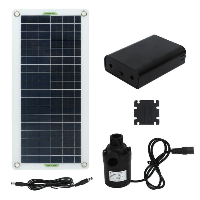 Kit de Pompe à Eau Solaire, Kit de Pompe à Eau Solaire pour VR Robuste et Résistant