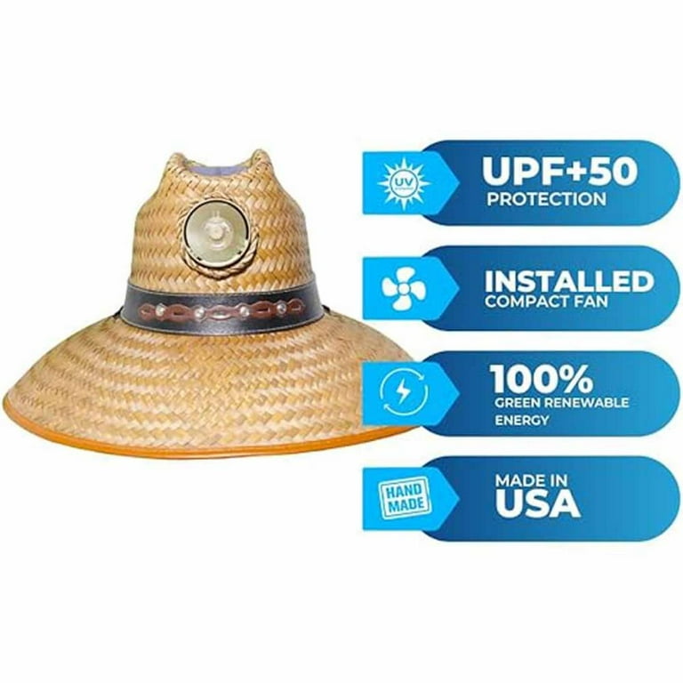 Kool Breeze Men's Solar Fan Thurman Hat