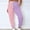 Pink, variant on Hvot&aat Women's Colorblock Jogger Pants, Drawstring High Waisted Casual Workout Baggy Sweatpants with Pockets