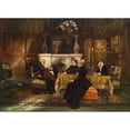thumbnail image 2 of Christian Ludwig Bokelmann 14x11 Black Ornate Wood Framed Double Matted Museum Art Print Titled: The Will Constitution, 2 of 5