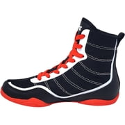 RIVAL Boxing Youth RSX-Future Lo-Top Boxing Shoes - 5 - Black/White/Red