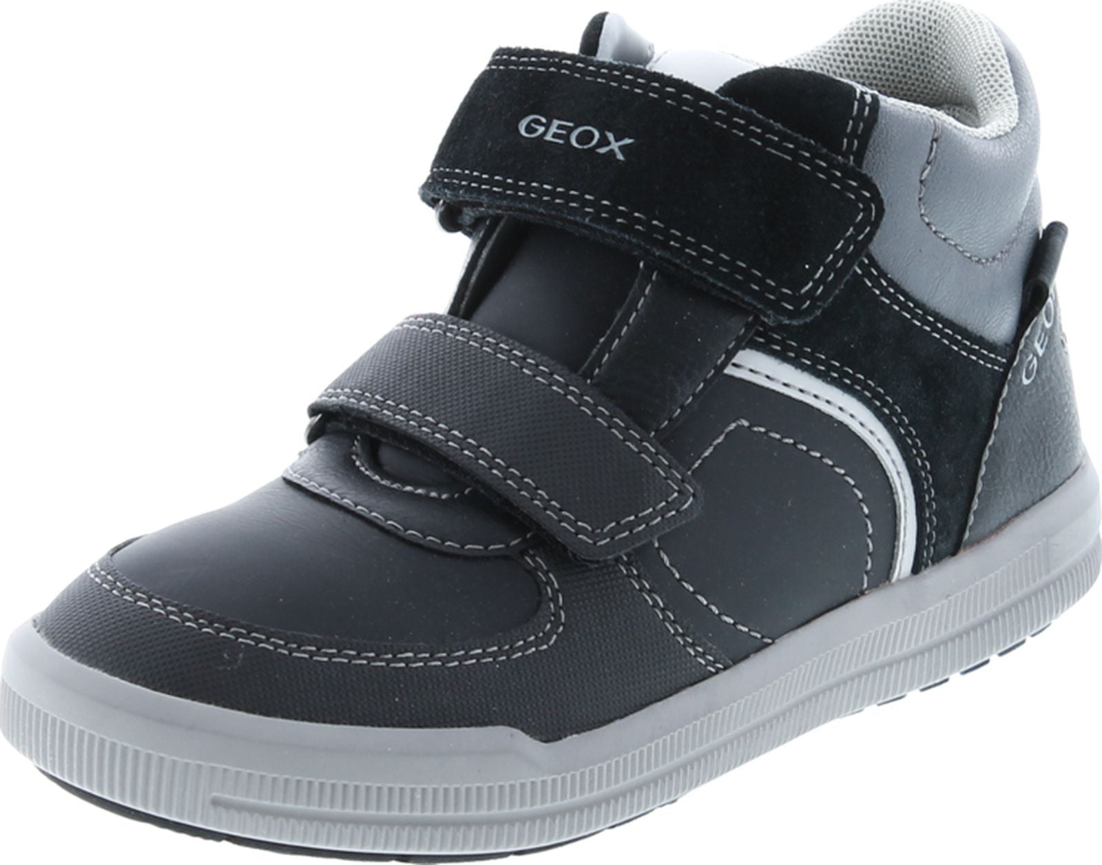 Doe voorzichtig medley tand Geox Boys Junior Arzach Fashiona Boots, Black/Dark Grey, 39 - Walmart.com