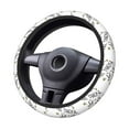 thumbnail image 2 of Gaeub Not All Those Who Wander Are Lost 3 Breathable Stretch Elastic Steering Wheel Cover, Cool in Summer and Warm in Winter, Universal 15 inch, 2 of 6