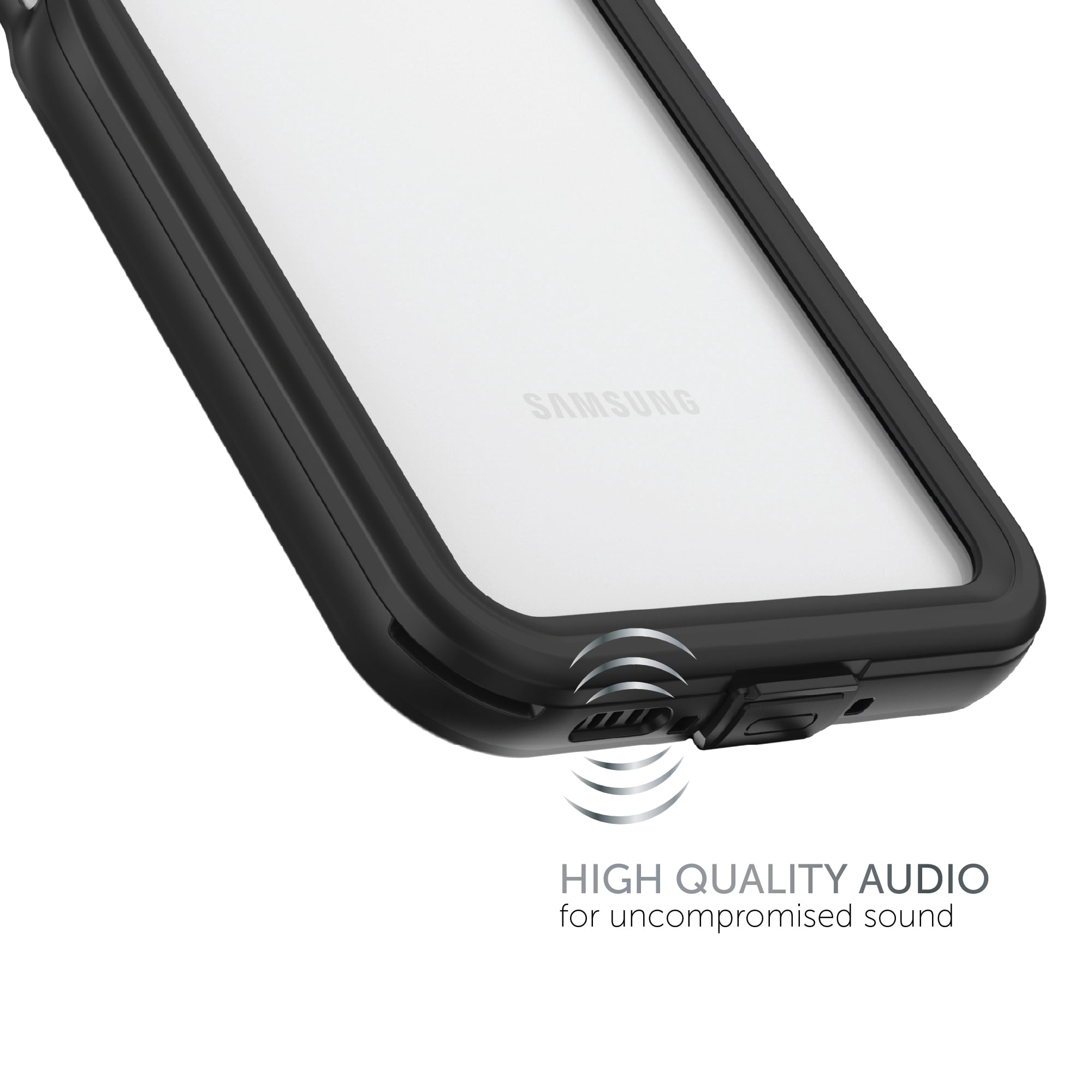 Body Glove Tidal Waterproof Phone Case for Samsung Galaxy A26 5G - Black/Clear