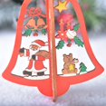 thumbnail image 1 of Fiudx Adorno Navideño de Copo de Nieve, Diseño Tridimensional Hueco, Elegante Colgante de Madera, Decoración Navideña Detallada, Decoración Festiva para El Hogar, Ideal para Árbol de Navidad, 1 Pieza, 1 of 2