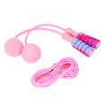thumbnail image 3 of Cuerda para saltar de doble propósito, rodamiento de carga, cuerda para saltar de doble rodamiento para bajar de peso, Fitness, color rosa, 3 of 15