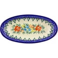 thumbnail image 2 of Polmedia Cornflower and Butterflies Condiment Platter, 2 of 6