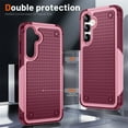thumbnail image 2 of Armor Shockproof Case for Samsung Galaxy S25 Plus, [Military Grade Anti-Drop] Rugged Hybrid Hard PC+Soft Silicone Heavy-Duty Tough Durable Slim Fit Lightweight Protective Bumper Phone Case, Rose, 2 of 7