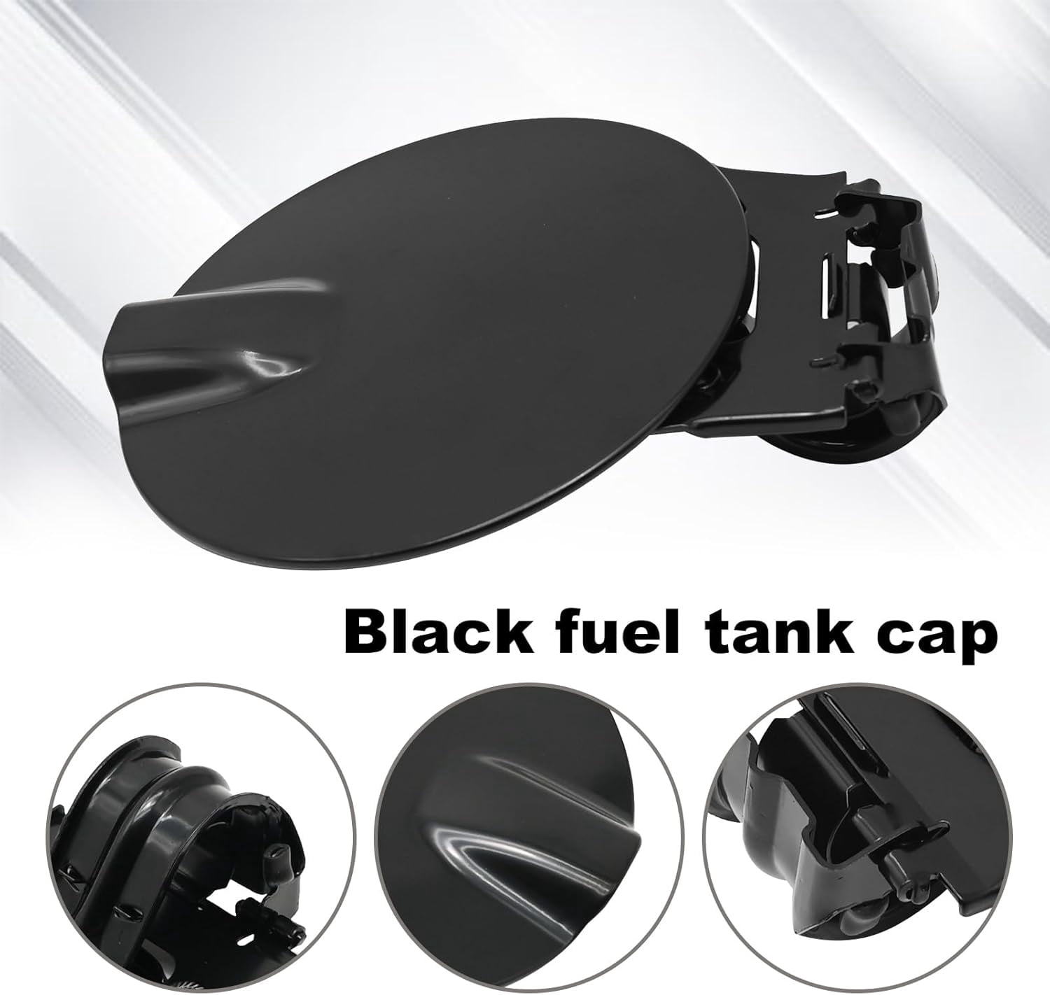 10385417 Fuel Filler Gas Door Tank Matte Black Gas Cover Cap Fuel filler gas door Compatible with Chevy Colorado & GMC Canyon 2004 2005 2006 2007 2008 2009 2010 2011 2012