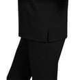 thumbnail image 5 of BiZtdJrK Jogger Scrub Sets for Woman Lightweight Athletic Nursing Uniform V Neck Short Sleeve Tops and Drawstring Pants 2 Piece Outfits with Pockets Birthday Gift Black S, 5 of 6