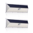 thumbnail image 1 of Labymos 126 LED Bulbs Wall Light Solar Powered IP65 PIR Motion Sensor 270° Lighting, 1 of 8