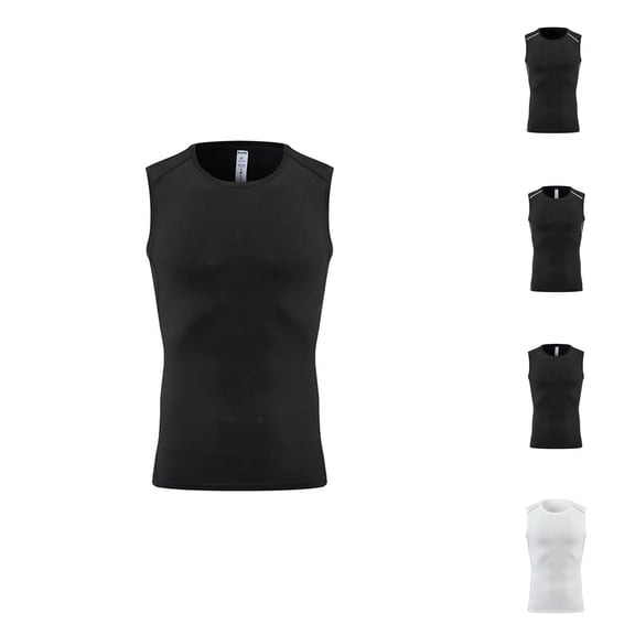 Tank Tops Men Lightweight Breathable Crewneck Compression Muscle Sleeveless Shirt Athletic Workout Running Gym Tanks