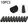 thumbnail image 1 of 10pcs XLR DMX 3 Pin Male MIC Snake Plug Audio Microphone Cable Connector, 1 of 6