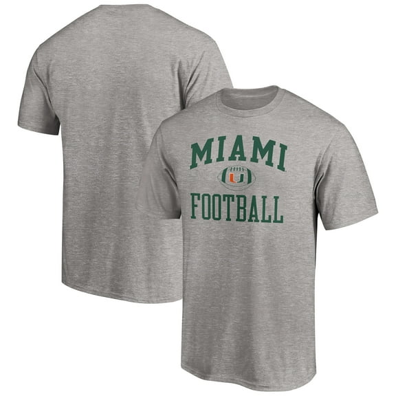 Men's  Heather Gray Miami Hurricanes First Sprint T-Shirt