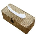 thumbnail image 2 of Wicker Storage Basket with Lid, Natural Seagrass Storage Baskets for Organizing, Rectangular Woven Basket for Storage, Decorative Boxes Bins with Lids Home Organizer Decor, 2 of 3