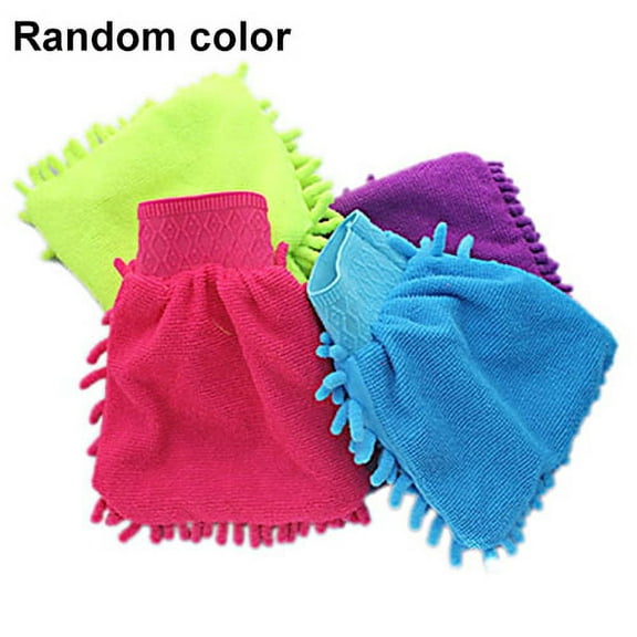 Super Microfiber Car Truch Wash Washing Single Sided Anti-Scratch Cleaning Glove