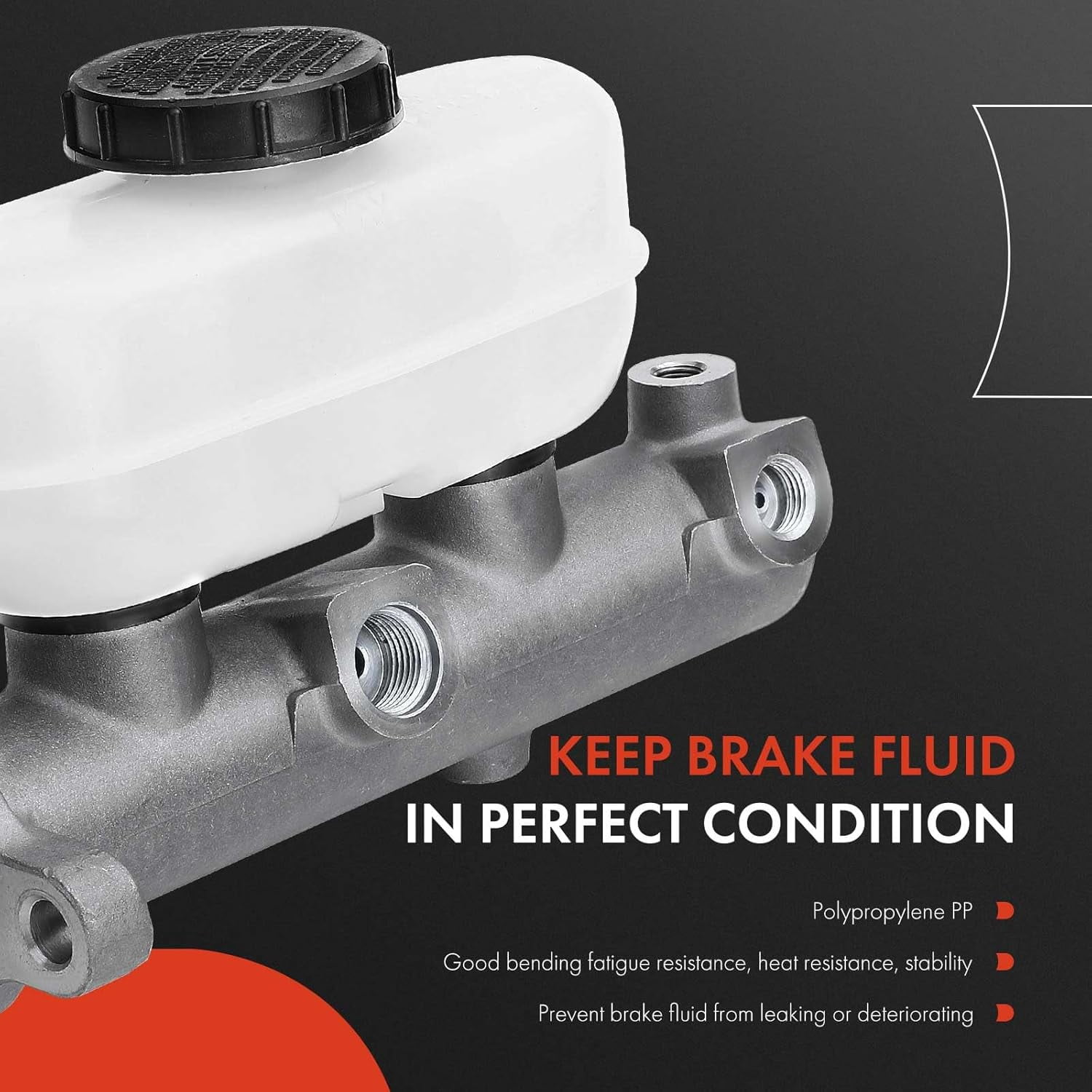 A-Premium Brake Master Cylinder Compatible with Ford Vehicles - For Bronco/E-150 Econoline/E-150 Econoline Club Wagon 1994-1996, For F-150 1994-2003, For F-150 Heritage 2004 - Replace OE# F4TZ2140F
