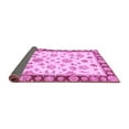 thumbnail image 2 of Ahgly Company Indoor Square Oriental Purple Traditional Area Rugs, 7' Square, 2 of 4