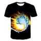 thumbnail image 1 of Camisetas con llamas para niños, ropa para niños y niñas, camisetas casuales de manga corta con dibujos animados de verano, camisetas a la moda para niños, disfraces 3T Gao Jinjia LED, 1 of 2