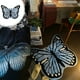 thumbnail image 4 of Tapete Acrílico con Forma de Mariposa | Alfombra de Baño Gruesa, Absorbente y Suave | Alfombra Azul Antideslizante para Entrada | Decoración Acogedora para Dormitorio y Sala de Estar | Tapete Multifu, 4 of 6