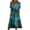 Blue(Halloween Party Graphic), variant on Halloween Summer Dresses for Women 2026 Comfy Funny Halloween Pumpkin Cocktail Dresses Short Sleeve Renaissance Loose Fit Flowy Midi Halloween Costumes for Women Yellow XL