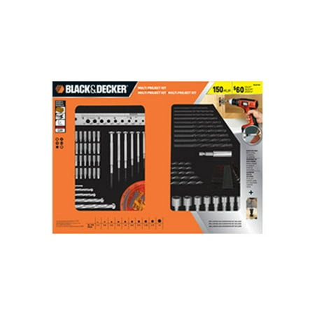 Black and decker 150 piece home project kit Black and decker 150 piece home project kit