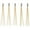 Silver Wire, variant on BambooMN - Bamboo Trident Picks - Silver Wire - for Catered Events, Holidays, Restaurants or Party Supplies - 3.5" - 100 Pieces