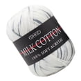 thumbnail image 2 of Advancent 50g/bola colorida de 3 capas de hilo hecho a mano DIY bufanda almohada manta tejer ganchillo hilo de algodón de leche Type10 NO10 Advancent JJ14706-08, 2 of 4