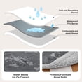 thumbnail image 3 of Manta impermeable para cama, forro polar sherpa con estampado suave, 3 of 9