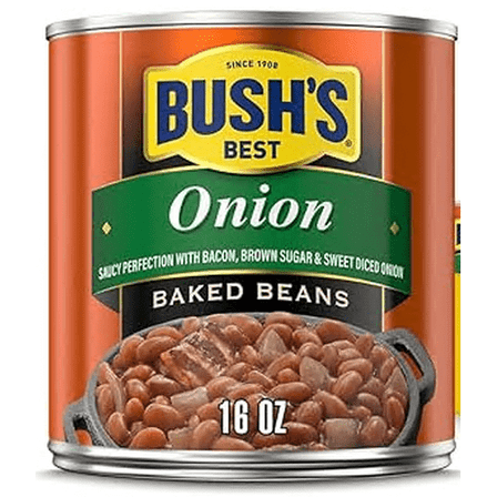 Bush's Baked Beans with Onions, Canned Beans, 16 oz Can