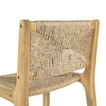 thumbnail image 5 of Christopher Knight Home Boho 28” Outdoor Wicker Barstools, Solid Wood Frame, Natural, Set of 2, 5 of 10