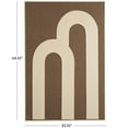 thumbnail image 4 of 33" x 49" Abstract Framed Wall Art with Overlapping Tan Ribbed Arches, by DecMode, 4 of 14