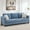 Blue, variant on TEQIN 89" Sofa Couches for Living Room, Modern Chenille Sofa Couch With Headrests,3 Seater Couch 20.1" Deep Seat Upholstery Cozy Sofas for Small Space, Bedroom, Apartment, Home Office