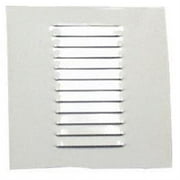 12X12 12 x 12 In. - Louver Plate, White