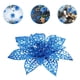 thumbnail image 3 of 24 piezas de flor de Navidad hueca - azul real Vhermosa MZQ-1043-1, 3 of 8