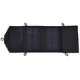 thumbnail image 2 of Banco de energía solar para exteriores, cargador solar plegable portátil de 15W 5V, diseño revolucionario del banco de energía del panel solar, 2 of 8