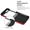 thumbnail image 2 of Dteck Case for Samsung Galaxy Z Flip 7,Shockproof Leather Ring Holder Case Hard PC Back Cover for Galaxy Z Flip 7,Red, 2 of 9