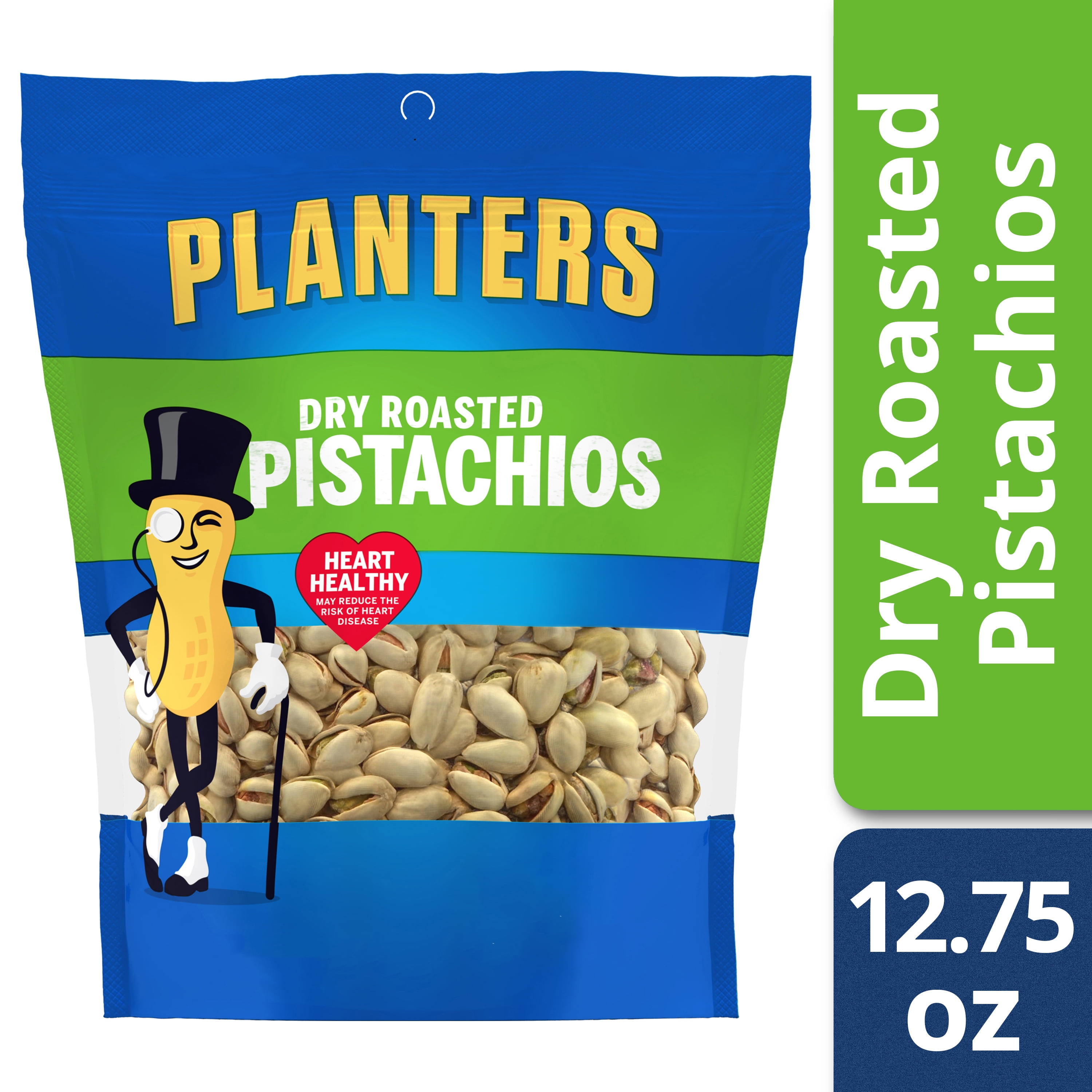 Planters Dry Roasted Pistachios 12 75 Oz Bag Walmart Walmart