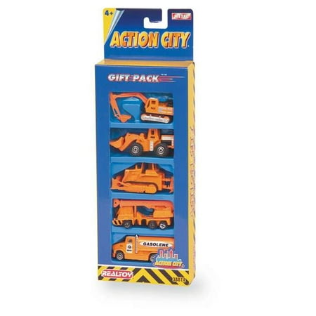 Action City Construction Vehicle Set (Set of 5)
