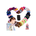 thumbnail image 1 of Ligas Para Cabello Scrunchies De Satén 60 Colores, 1 of 4