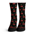 thumbnail image 2 of Function - Cherry Pattern Fashion Socks, 2 of 4