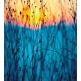 thumbnail image 3 of Ambesonne Nature Duvet Cover Sets, Autumn Dried Flowers, 2-King, Pale Blue Peach Orange, 3 of 3