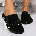 thumbnail image 5 of Womens Carnival Shoes Sparkly Slip On Summer Casual Comfortable Open Back Loafers Glitter Outfit Shoes, 5 of 5
