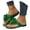 sandals 165#Green, variant on WAYUTE Womens Sandals Flat Bottom Slide Sandals Everyday Comfortable Slip On Toe Post Beach Flip Flops Casual Outdoor