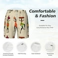 thumbnail image 6 of Picia African Women pattern Mens Swim Trunks with Compression Liner Stretch Beach Shorts Quick Dry with Zipper Pockets No-Chafing Board Shorts-XX-Large, 6 of 9