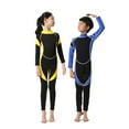 thumbnail image 3 of Long Sleeves Kids Wetsuit Diving Suit Swimming Snorkeling Surfing Warm Swimwear, 3 of 8