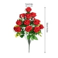 thumbnail image 3 of Simulation Of 18 Roses Exquisite European-style Artificial Flowers Shooting Props Decorative Artificial Flowers Flower Arrangements, 3 of 5